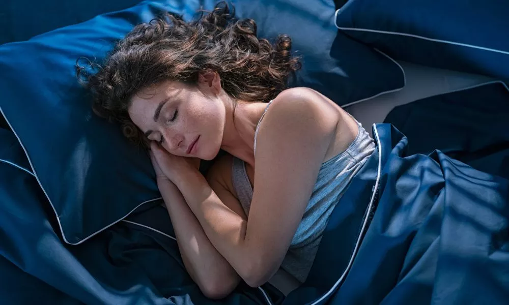 Young Woman Sleeping Soundly