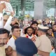 cauvery protest airport