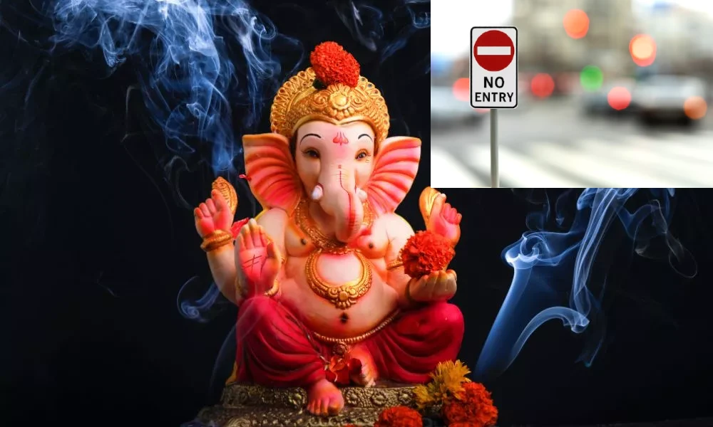 Ganesh chaturthi Traffic restrictions imposed in several parts of Bengaluru
