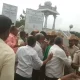 Farmers Protest in KRS Dam