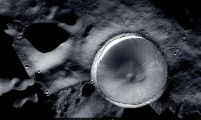 nasa picture moon south pole