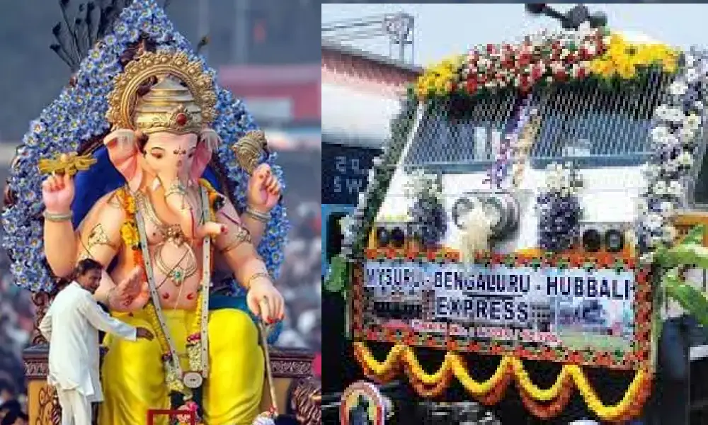 Ganesha Festival train