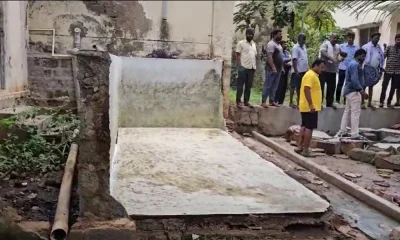 wall collapses in ramagar a