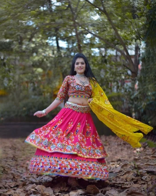 A gagra choli that gives a grand look