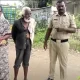 A man who left home and was begging for 10 years has been reunited with his family by the Koratagere police