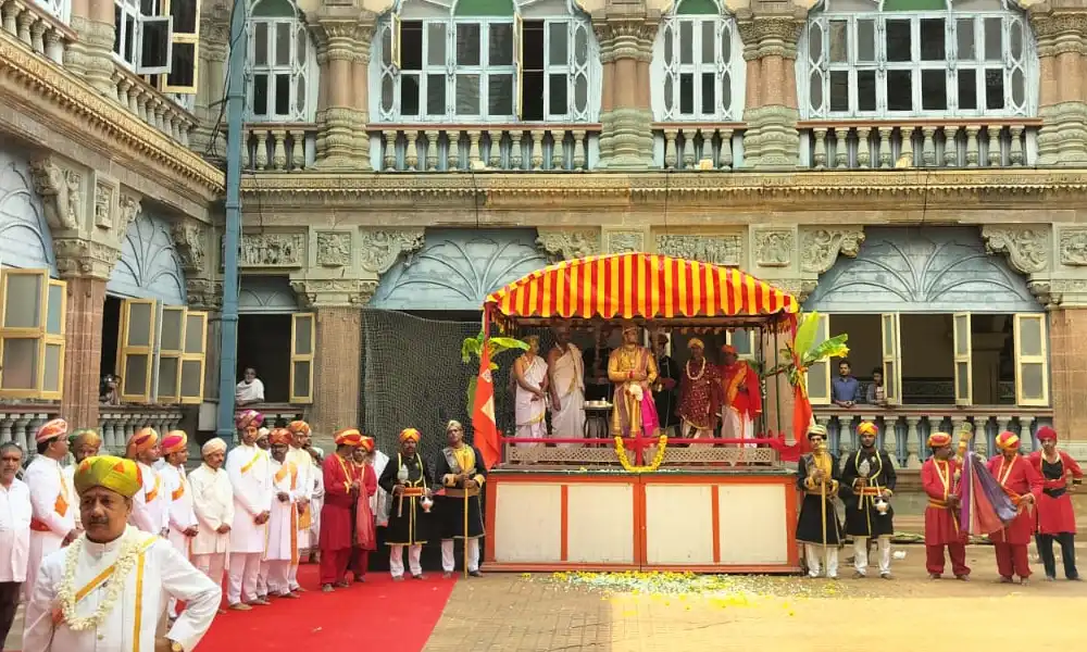 Mysore Dasara Yaduveer Wodeyar performs Ayudha Puja at Palace