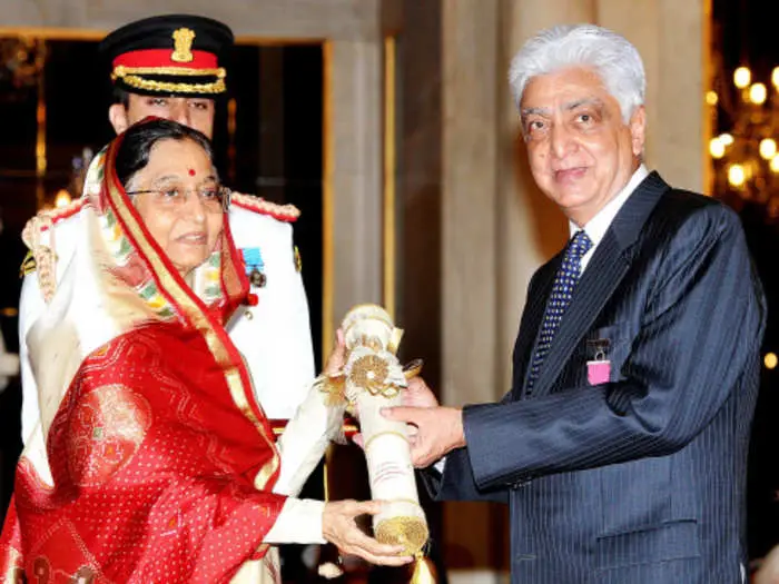 Azim Premji a great Philonthropist Recieving padmavibhushana