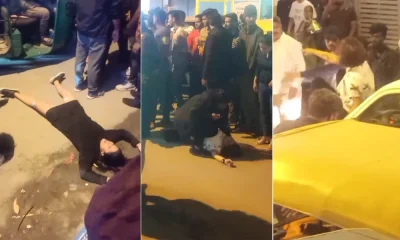 Drunk womens madness in road
