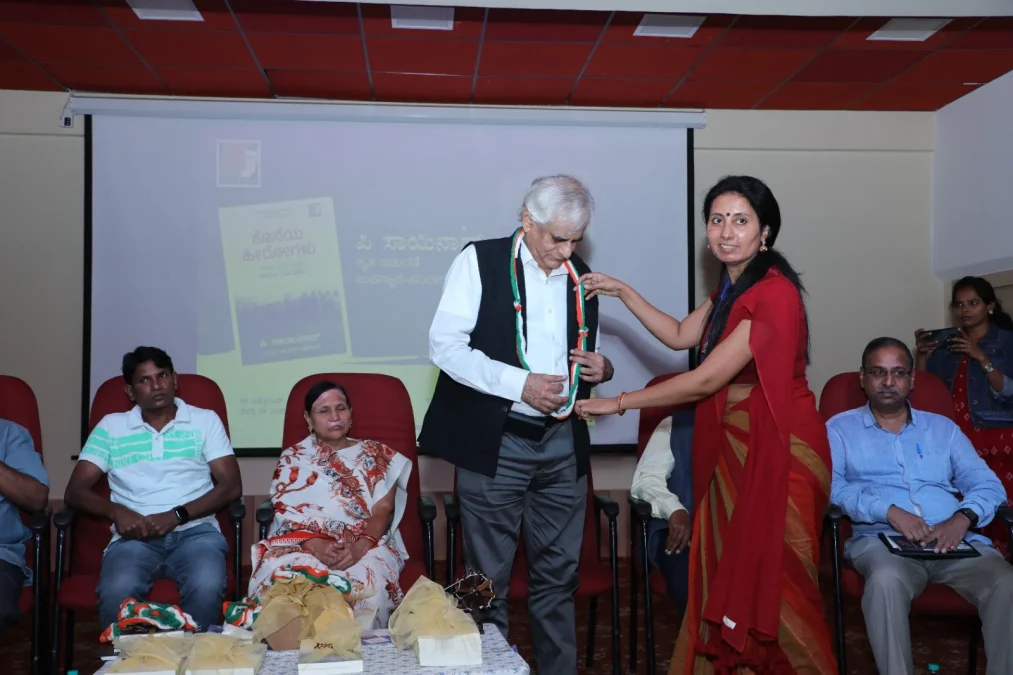 P Sainath felicitated