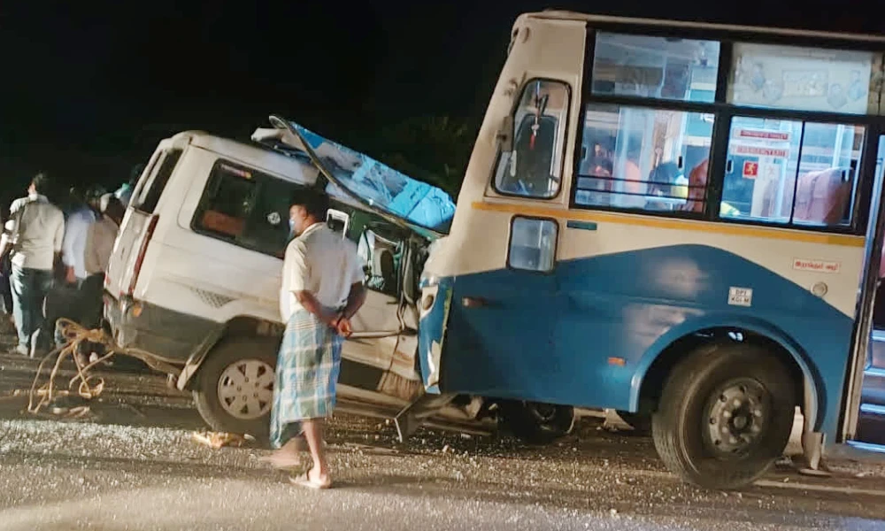 Bus and Car Accident