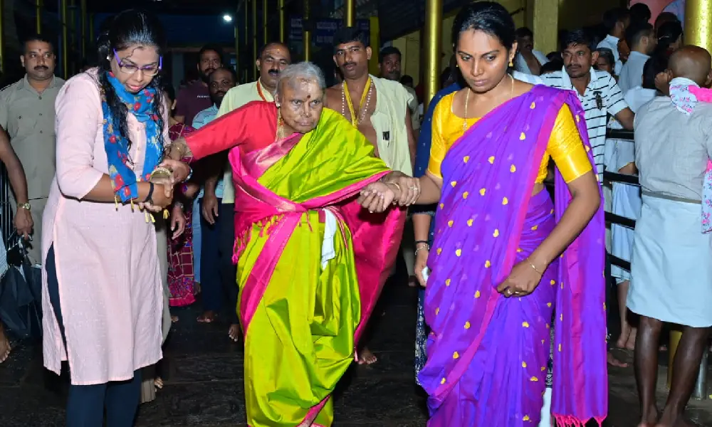 Channamma Devegowda at kukke subrahmanya temple