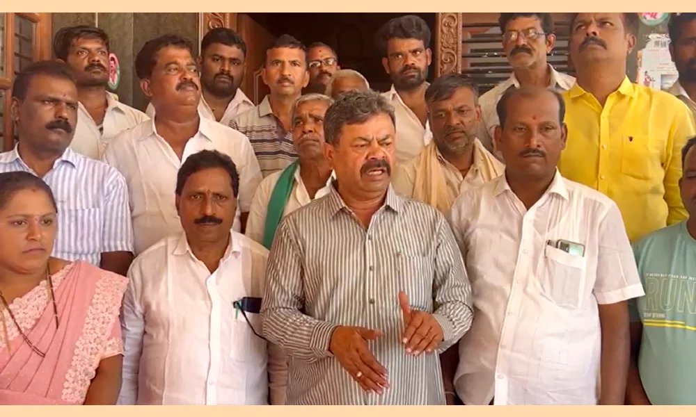 Give continuous 7 hours power to farmers pumpsets says MP Renukacharya