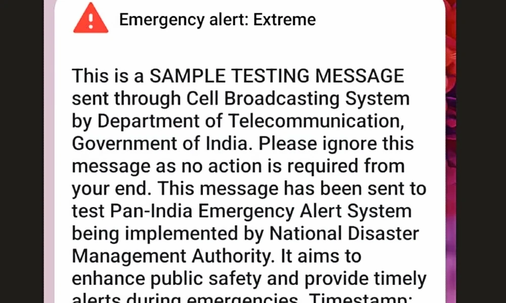 Telecom Dept Sends Emergency Alert: Extreme Flash Alerts To Users