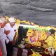 Former minister Harathalu Halappa special pooja at Jenukalamma Devi temple in Ammanaghatta