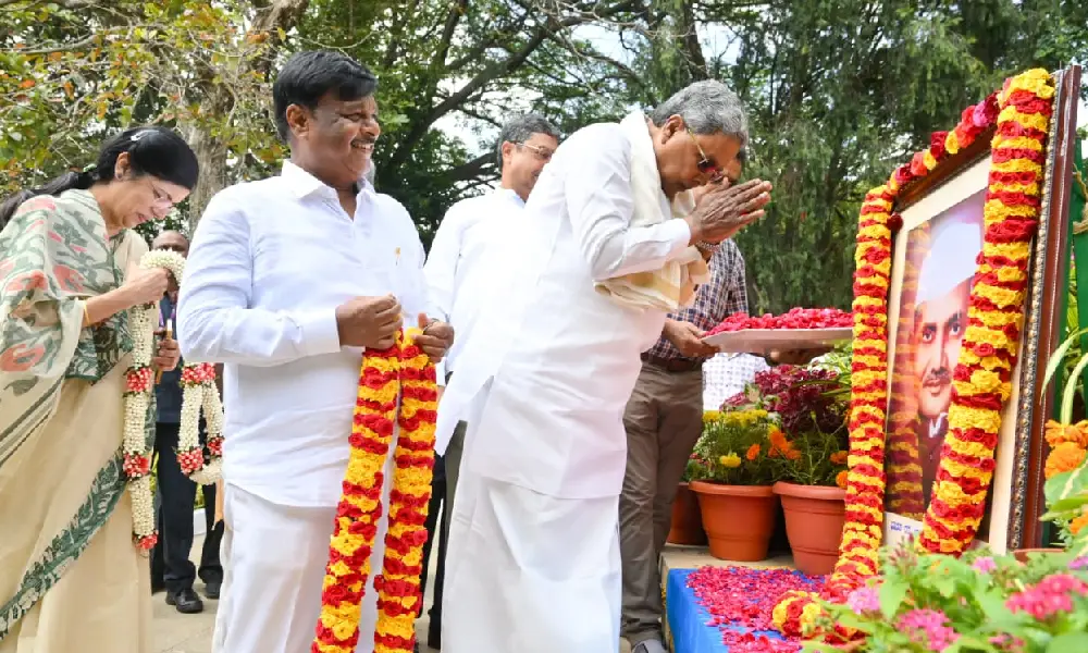 Gandhi Jayanti Siddaramaiah