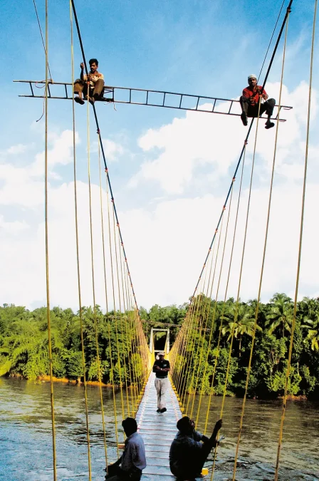 Hanging Bridge  and Girish Bharadhwaj