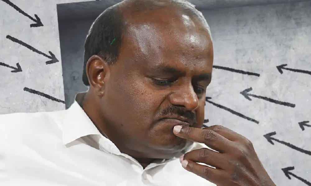 HD Kumaraswamy attacked by Congress