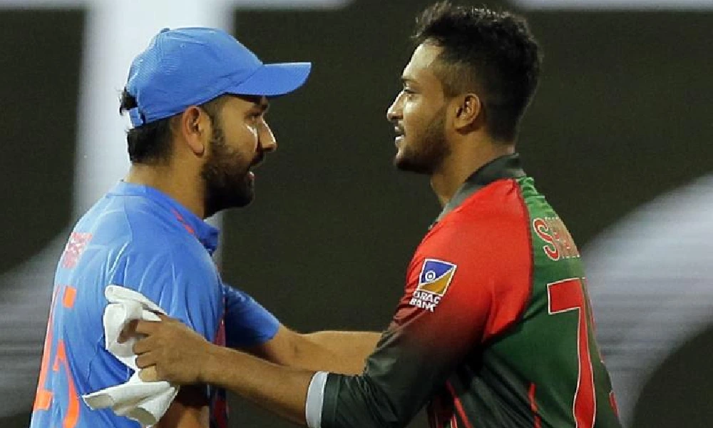 rohit sharma and shakib al hasan