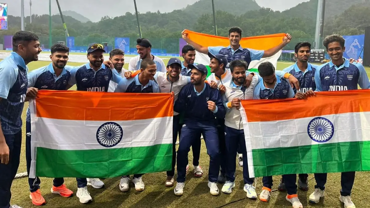 Asian Games 2023 Gold winner Indian Cricket  team