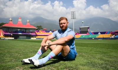 Jonny Bairstow enhances the Dharamsala backdrop