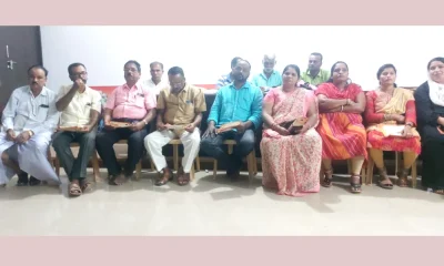 Kasturi Kannada Sangha President Ullas Thenkola pressmeet in Ripponpet