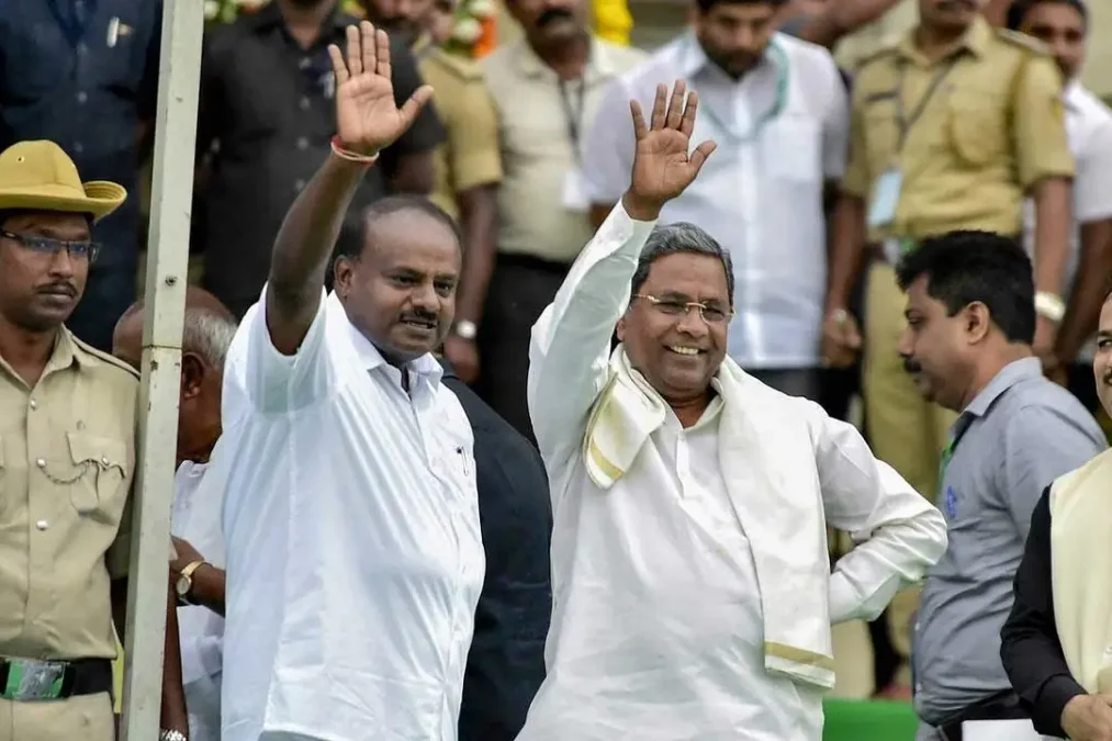 HD Kumaraswamy and Siddaramaiah