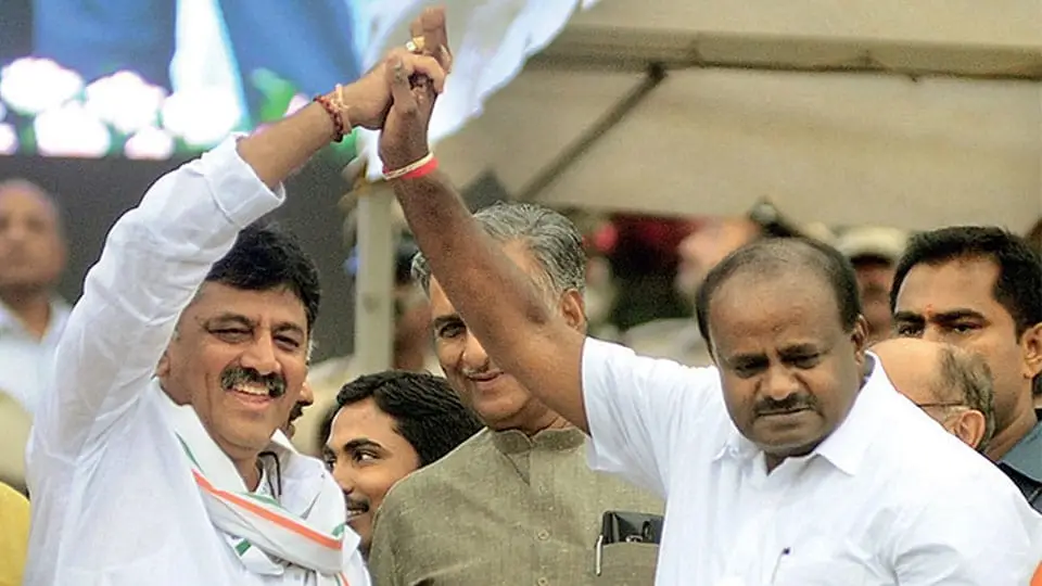 DK Shivakumar and HD Kumaraswamy