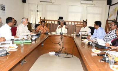 Yadgiri in-charge Minister Sharanbasappa Gowda Darsanapura meeting with KPTCL and gescom officials in yadgiri