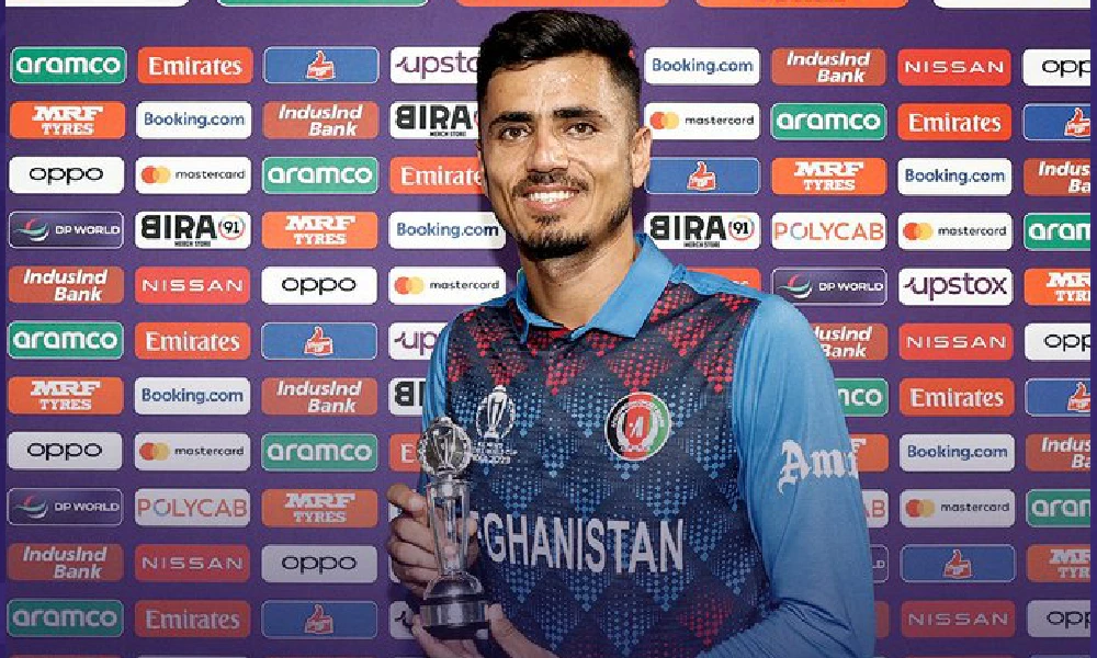 PLAYER OF THE MATCH Mujeeb Ur Rahman