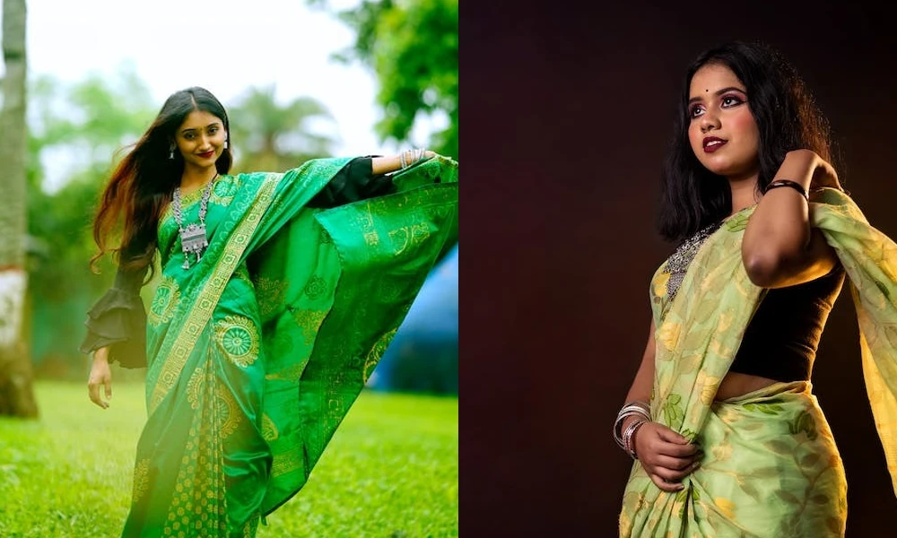 Navaratri Green Colour Fashion Tips
