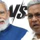 PM Narendra Modi and CM Siddaramaiah