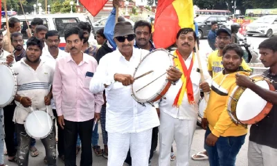 Vatal Nagaraj in Protest