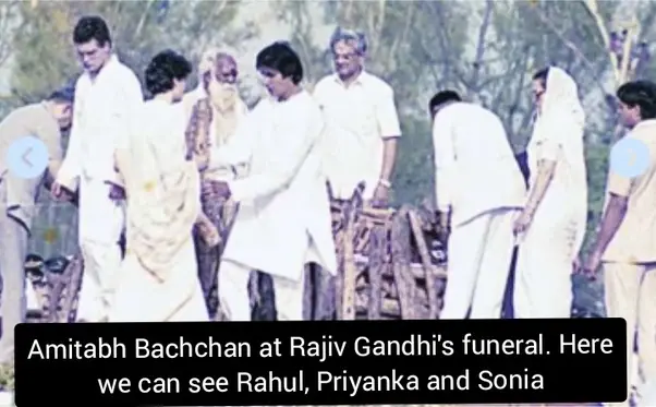 Amitabhs best friend Rajeev Gandhi