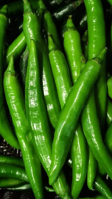 Rich in Vitamins Benefits of Green Chilli