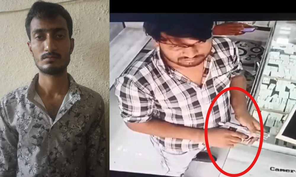 Robbery case in Bengaluru CCtv Footage