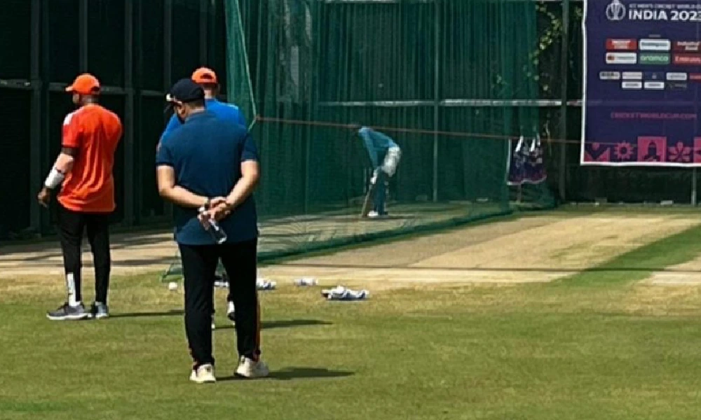 Shubman Gill has started the batting practice