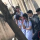 School Students smoking In Public place