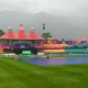 A dark, grey afternoon greeted the teams in Dharamsala