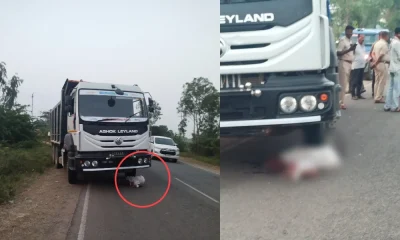 Lorry hit in koppala