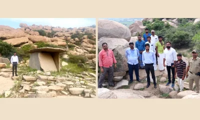 Koppala Zilla Panchayat CEO Rahul ratnam pandeya visits and inspects the Morer hill at Gangavathi