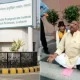 bjp mp protest in UP after sons death