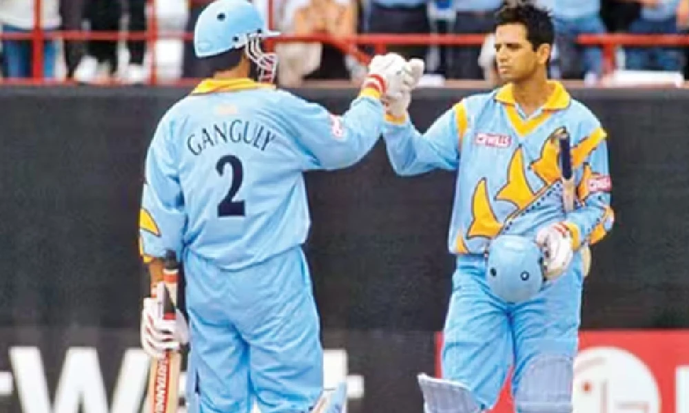 Ganguly and Rahul dravid