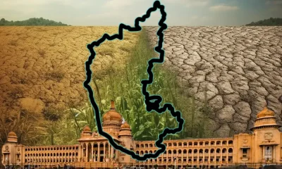 drought and Karnataka map