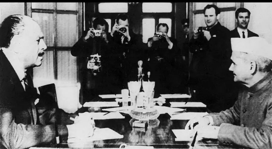 Lal bahadur Shastri during Tashkent agreement