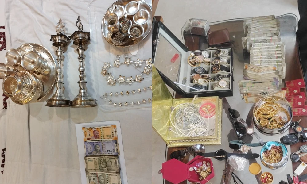 Cash and jewellery found in Lokayukta raid