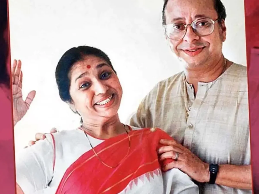 Asha Bhosle with RD Burman