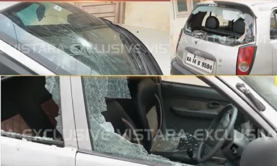 Miscreants break glass of cars