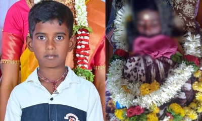 Boy Dies after hot sambar Falls