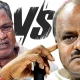 CM Siddaramaiah vs HD Kumaraswamy