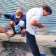 Viral Video, Fakir baba hit with slippers congress Candidate as blessings